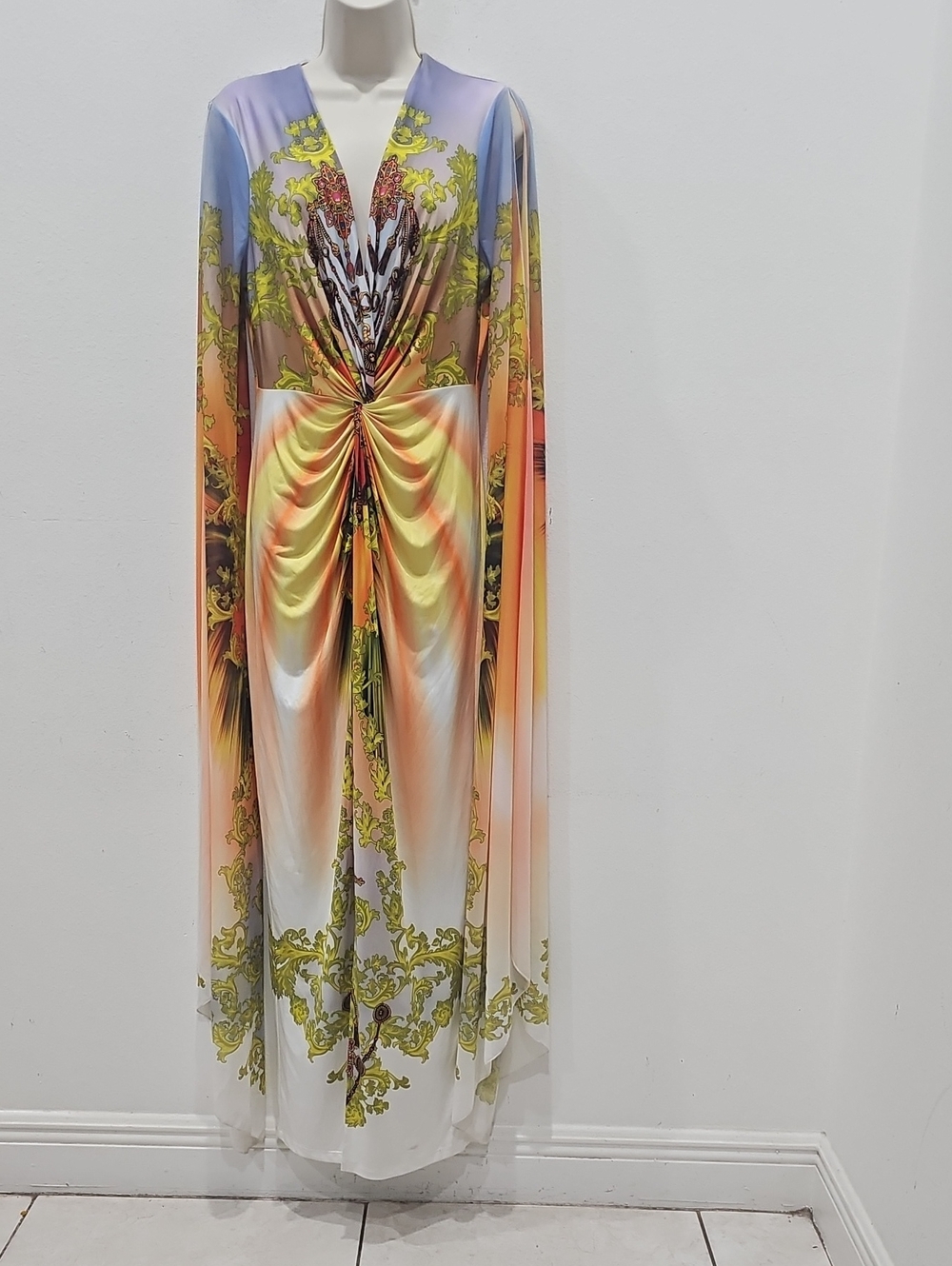 Venus maxi dress is a Whimsigoth Fairy Witchy multi-colored piece Size S - Picture 2 of 8